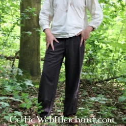 Leonardo Carbone Trousers With Buttons, Brown