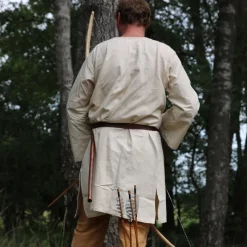 Leonardo Carbone Tunic Mainard, Cream -Medieval Clothing Sales Store tunic mainard cream 4