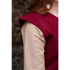 Burgschneider Tunic Meril, Wool, Red 5 Burgschneider Tunic Meril, Wool, Red -Medieval Clothing Sales Store tunic meril wool red 2
