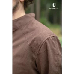 Burgschneider Tunic Tereon, Brown -Medieval Clothing Sales Store tunic tereon brown 4
