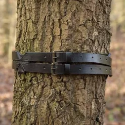 Epic Armoury Twin X-belt, Black -Medieval Clothing Sales Store twin x belt black 1