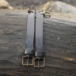 Epic Armoury Twin X-belt, Black -Medieval Clothing Sales Store twin x belt black 2