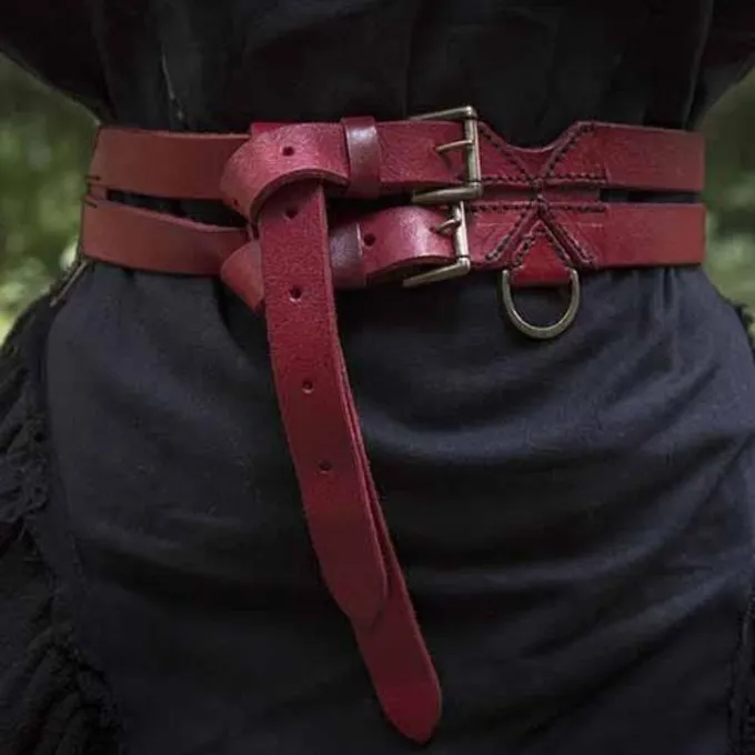 Epic Armoury Twin X-belt, Red 2 Epic Armoury Twin X-belt, Red - Image 2