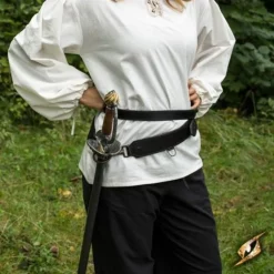 Epic Armoury Two-part Sword Belt, Black