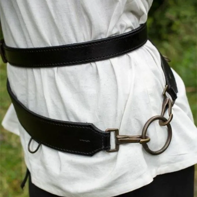 Epic Armoury Two-part Sword Belt, Black 4 Epic Armoury Two-part Sword Belt, Black - Image 4