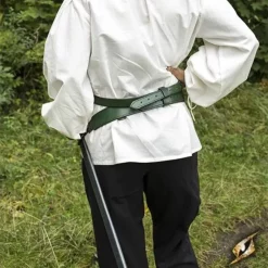 Epic Armoury Two-part Sword Belt, Green 8 Epic Armoury Two-part Sword Belt, Green -Medieval Clothing Sales Store two part sword belt green 2