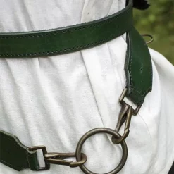 Epic Armoury Two-part Sword Belt, Green 10 Epic Armoury Two-part Sword Belt, Green -Medieval Clothing Sales Store two part sword belt green 4