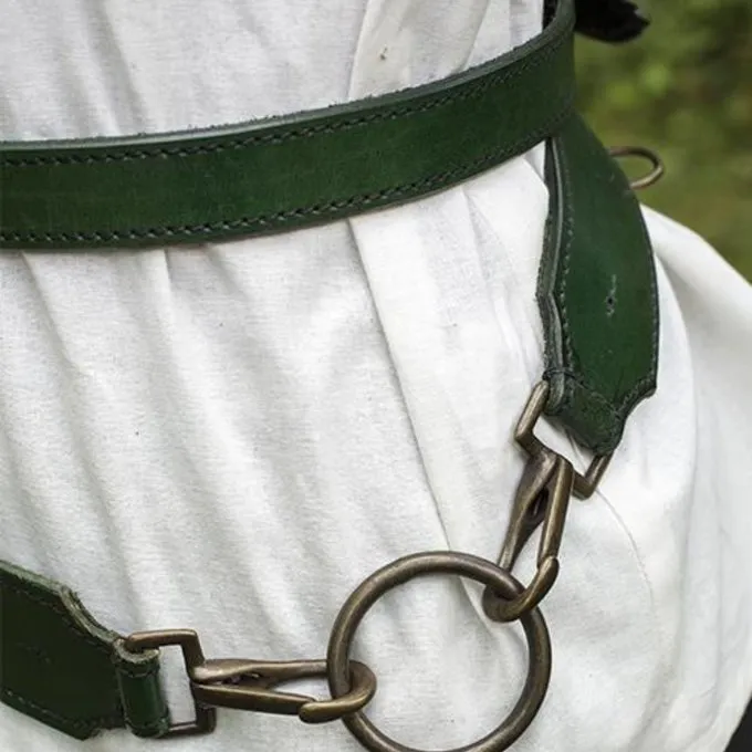 Epic Armoury Two-part Sword Belt, Green 5 Epic Armoury Two-part Sword Belt, Green - Image 5