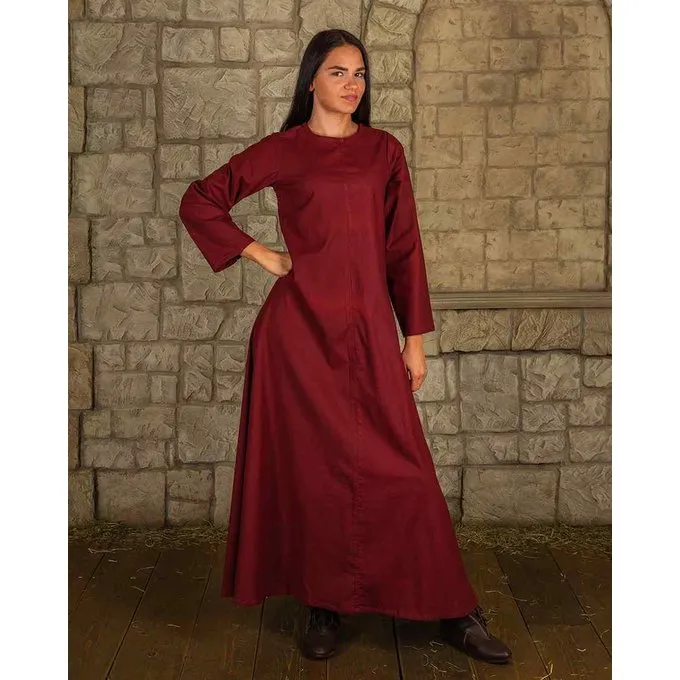 Mytholon Underdress Marita, Light Cotton, Burgundy 2 Mytholon Underdress Marita, Light Cotton, Burgundy - Image 2