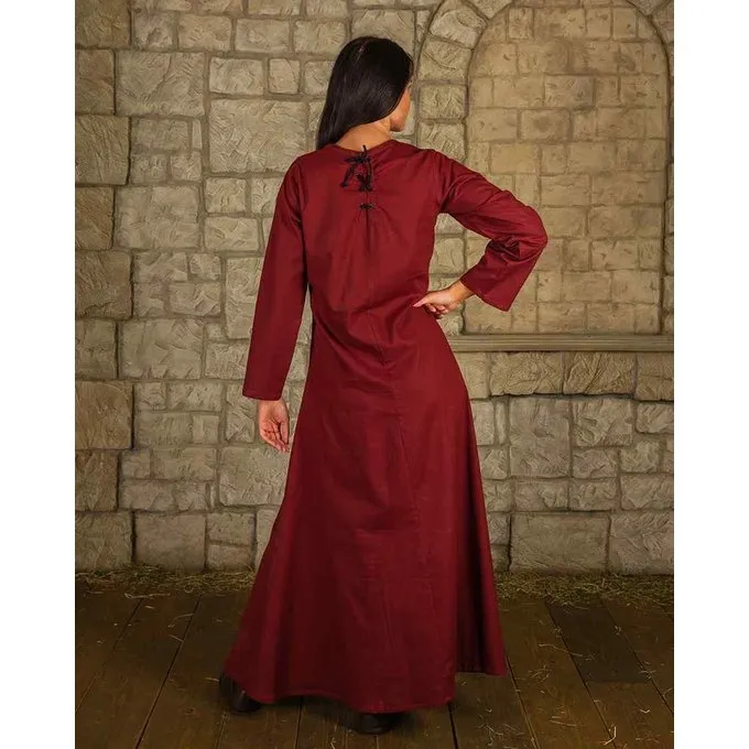 Mytholon Underdress Marita, Light Cotton, Burgundy 3 Mytholon Underdress Marita, Light Cotton, Burgundy - Image 3