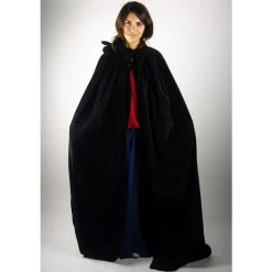Leonardo Carbone Velvet Cloak Ilja Black