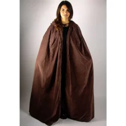 Leonardo Carbone Velvet Cloak Ilja Brown