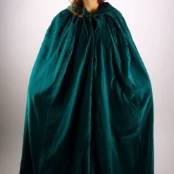 Leonardo Carbone Velvet Cloak Ilja Green