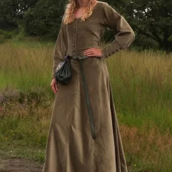 Velvet Cotehardie Christina, Green