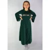 Leonardo Carbone Velvet Girl's Dress Ariane Green