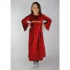 Leonardo Carbone Velvet Girl's Dress Ariane Red
