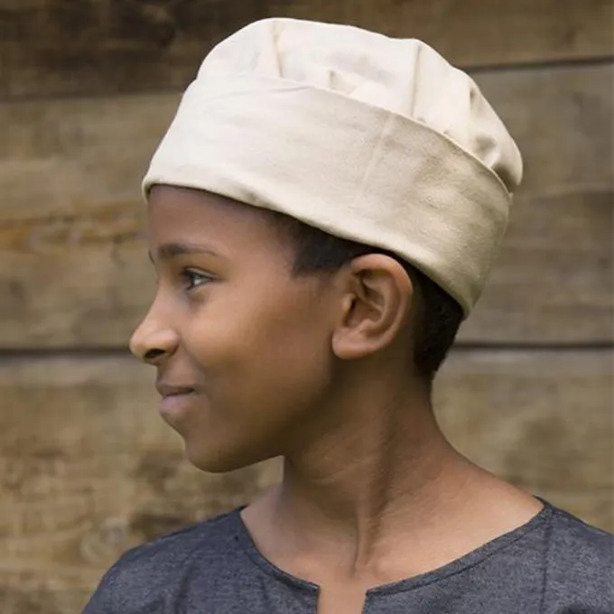 Epic Armoury Venetian Cap For Kids, Beige 2 Epic Armoury Venetian Cap For Kids, Beige - Image 2