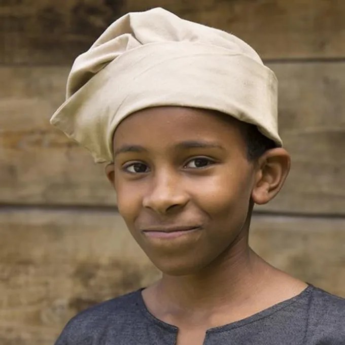 Epic Armoury Venetian Cap For Kids, Beige 1 Epic Armoury Venetian Cap For Kids, Beige