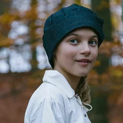 Epic Armoury Venetian Cap For Kids, Black -Medieval Clothing Sales Store venetian cap for kids black 3