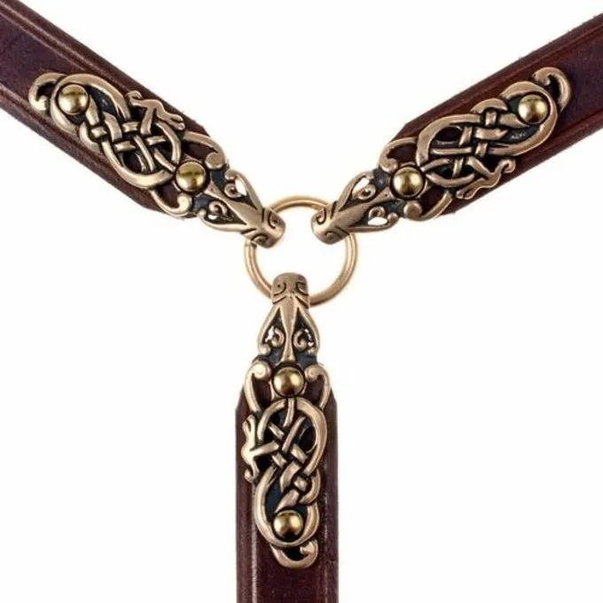 Viking Belt Divider Gotland, Silvered 1 Viking Belt Divider Gotland, Silvered