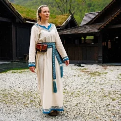 Leonardo Carbone Viking Belt Elina, Blue -Medieval Clothing Sales Store viking belt elina blue 2