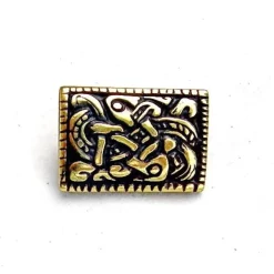 Viking Belt Fitting Denmark, Silvered