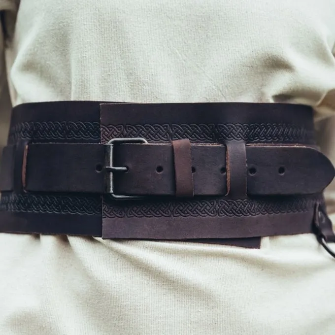 Leonardo Carbone Viking Belt Sigrid, Dark Brown 1 Leonardo Carbone Viking Belt Sigrid, Dark Brown