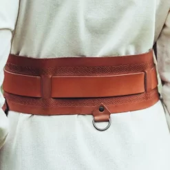 Leonardo Carbone Viking Belt Sigrid, Light Brown -Medieval Clothing Sales Store viking belt sigrid light brown 2