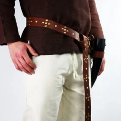 Leonardo Carbone Viking Belt Snorre, Brown 7 Leonardo Carbone Viking Belt Snorre, Brown -Medieval Clothing Sales Store viking belt snorre brown 3