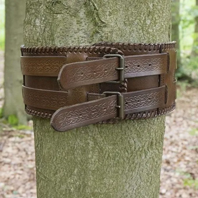 Epic Armoury Waist Belt Celtic Knots, Brown 2 Epic Armoury Waist Belt Celtic Knots, Brown - Image 2