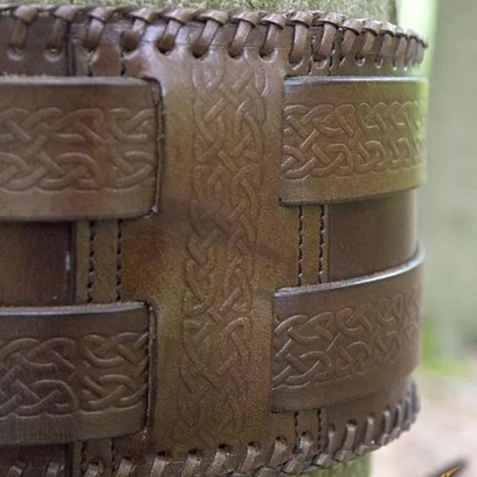 Epic Armoury Waist Belt Celtic Knots, Brown 3 Epic Armoury Waist Belt Celtic Knots, Brown - Image 3