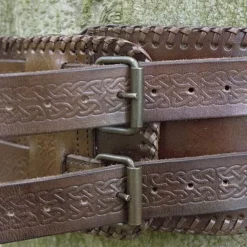 Epic Armoury Waist Belt Celtic Knots, Brown