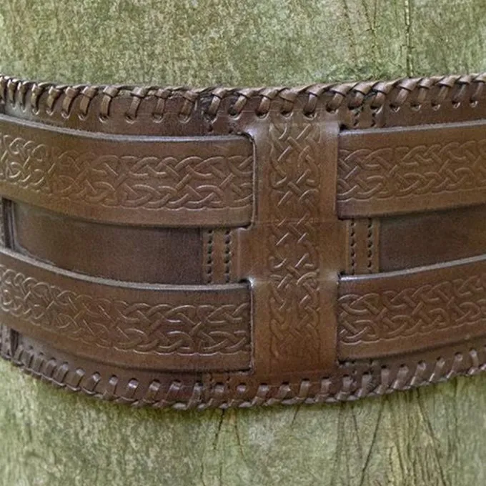 Epic Armoury Waist Belt Celtic Knots, Brown 4 Epic Armoury Waist Belt Celtic Knots, Brown - Image 4