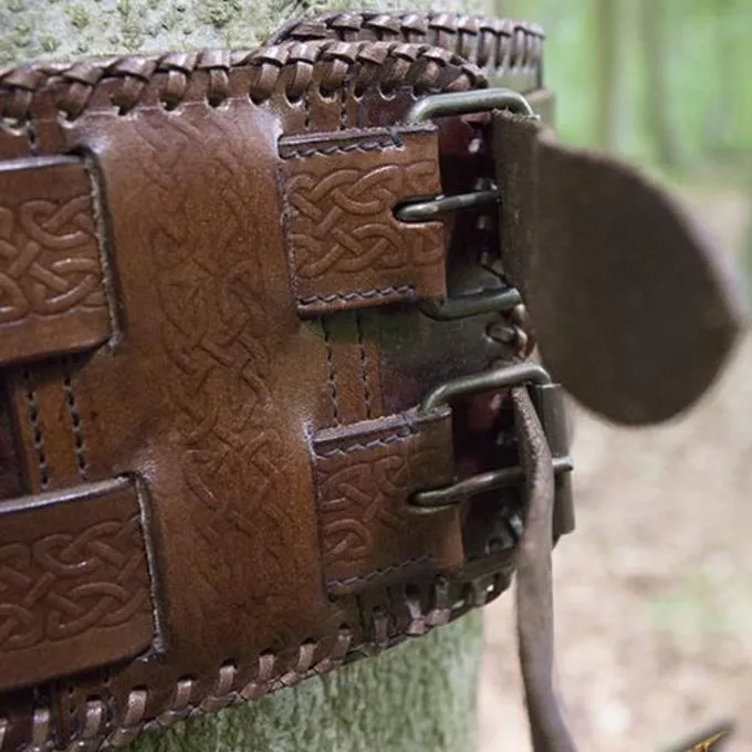 Epic Armoury Waist Belt Celtic Knots, Brown 5 Epic Armoury Waist Belt Celtic Knots, Brown - Image 5