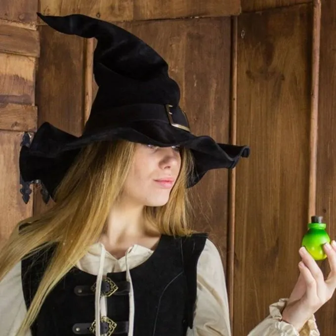 Rawblade Witch Hat Morgana, Black 2 Rawblade Witch Hat Morgana, Black - Image 2