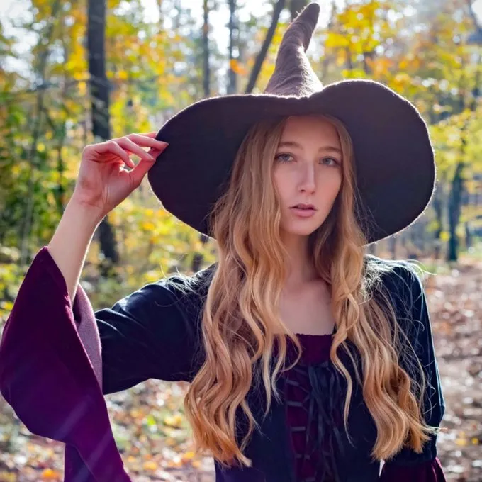 Leonardo Carbone Witches Hat, Brown 1 Leonardo Carbone Witches Hat, Brown