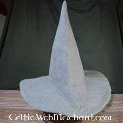 Leonardo Carbone Witches Hat, Grey 8 Leonardo Carbone Witches Hat, Grey -Medieval Clothing Sales Store witches hat grey 2