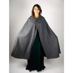 Leonardo Carbone Wool Cloak Catelin Blue -Medieval Clothing Sales Store wool cloak catelin blue 2