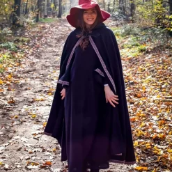 Leonardo Carbone Wool Cloak Daniel, Black