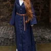 Burgschneider Wool Cloak Tuala. Blue