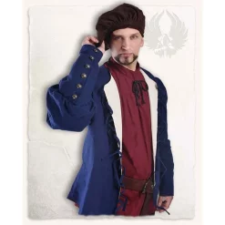 Mytholon Woollen Beret Stefan, Blue 7 Mytholon Woollen Beret Stefan, Blue -Medieval Clothing Sales Store woollen beret stefan blue 2