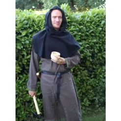 Leonardo Carbone Woollen Chaperon Paul Grey 5 Leonardo Carbone Woollen Chaperon Paul Grey -Medieval Clothing Sales Store woollen chaperon paul grey 2